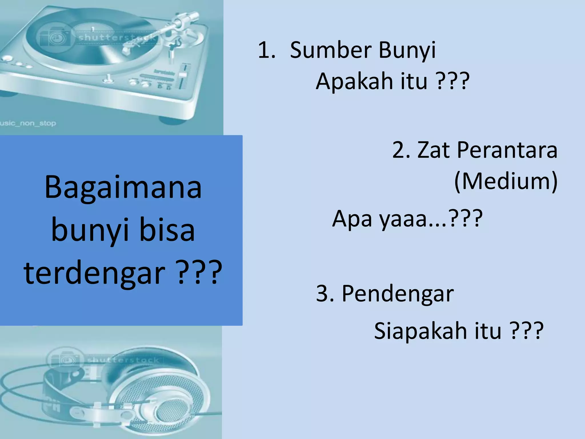 Gelombang bunyi | PPT