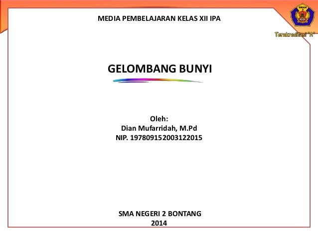Power Point Materi Gelombang Bunyi