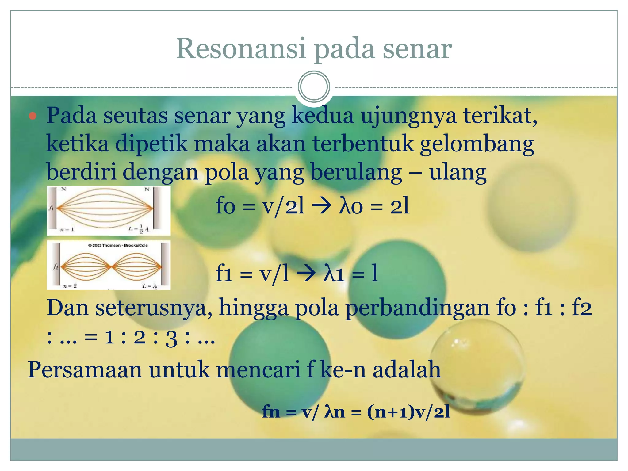 Gelombang Cahaya Dan Gelombang Bunyi Fisek 3 Pptx