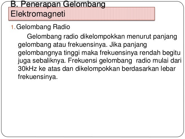 Gelombang Elektromagnetik Terbentuk Dari Hasil Perubahan Seputar Bentuk