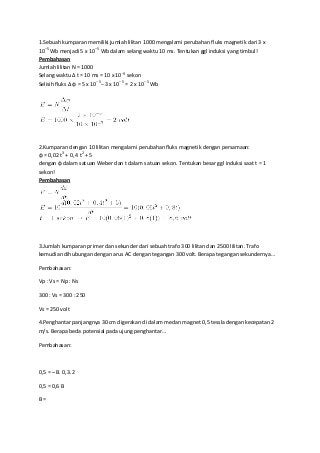 Gelombang Elektromagnetik Contoh Soal Pembahasan