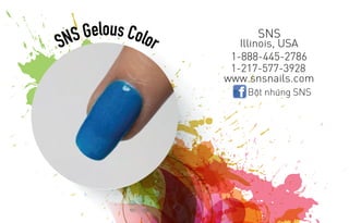 SNS Gelous color new set | PDF