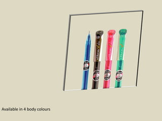 Available in 4 body colours
 