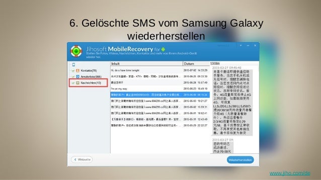 Kann Ich Geloschte Bilder Vom Samsung Galaxy S6 Edge S6 S5 S4 S3 S2 S