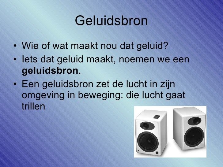 Geluid Geluid