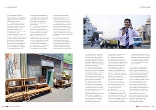 34 35
► CONCLUSION► CONCLUSION
GEM 2015/16 Global Report GEM 2015/16 Global Report
on technological innovations.
Introduce different mechanisms for
better collaboration with research
institutions for new ventures and
established businesses.
►► Through education systems
at all levels, introduce concepts
associated with different types of
entrepreneurial activities (self-
employment, employer firms,
growing ventures, entrepreneurship
in organizations, social
entrepreneurship, etc.), which may
coexist in various structures in
different economies, and which may
be influenced by particular cultural,
political and economic settings.
►► Expand interventions to
deal with grass-roots skill gaps in
young people, particularly where
youth unemployment is a problem.
In developing economies, this
could include the establishment
of training centers for artisan and
information and communications
technology skills, and setting
up incubators that are easily
accessible for young potential
entrepreneurs.
►► Improve the ICT infrastructure
in areas beyond city borders,
particularly in economies in sub-
Saharan Africa, West Africa, parts
of Latin America and Southeast
Asia. Entrepreneurs need cost
effective Internet provision and
reliable connectivity. Offer business
support in smaller towns and cities,
and in rural areas where this type
of support tends to be lacking, but
where it is critical for people to
create employment for themselves.
►► Offer targeted programs
for necessity-driven businesses,
empowering them to develop
more entrepreneurial business
models based on price
competitiveness, procurement
and distribution practices. Many
of these entrepreneurs will or can
become employers and grow their
businesses, indicating the value
they can infuse into their societies.
Provide business training in key
areas such as marketing, human
resource management and financial
management to support sustainable
businesses.
►► Improve mechanisms for
moving the funding of smaller
businesses away from asset-
based criteria to one that is easier
for entrepreneurs who may not
have the collateral required by
most banks. These could well be
government-backed or government-
sponsored, but the private sector
may also participate in offering
solutions. Enrich the availability
and variety of funding sources via
appropriate regulatory frameworks
that enable new funding schemes
to prosper, as the United States has
done with crowdfunding.
►► Ensure that the business
support infrastructure is built and
maintained, providing well-designed
training, counseling and coaching
services for all phases of the
process: opportunity recognition,
transforming an opportunity into a
venture, guiding ventures with high
growth potential, and so forth.
►► Work with local media to
create awareness and positive
perceptions of entrepreneurship
as a potential career path. Raise
awareness about various types of
entrepreneurship (self-employment,
employer, entrepreneurial
employee) and different
entrepreneurship profiles (women,
youth, seniors, ethnic groups,
etc.). Showcase entrepreneurial
role models that are accessible,
to whom specific communities
can relate. Publicize events,
such as those promoting Global
Entrepreneurship Week.
►► Maximize the untapped
potential of women who, when
participating at lower rates than
men in an economy, suggest missed
opportunities. Policy makers can
design specific interventions to
encourage females to enter the
world of entrepreneurship. A
broader policy approach is also
needed, however, to equalize
women in the entrepreneurship
arena: for example, the provision of
adequate child/elderly care.
►► Consider policy interventions,
for example, those related to
retirement, income taxation
and social benefits, to address
age groups where people are
not particularly entrepreneurial
in a society, e.g., senior
entrepreneurship.
►► Promote entrepreneurship
in high value-added industries.
In factor-driven economies, more
early-stage businesses start in the
retail and services industry where
fewer skills are needed and barriers
to entry are low. Policy makers
and practitioners can assess the
current industry environment and
encourage entrepreneurs to go into
industries that match the strengths
of a particular economy or region
and address the future direction
of manufacturing and other high-
growth industries.
The findings in this report can be
further analyzed to detect gaps at
particular economic development
levels, regional issues and particular
concerns for an economy. Longitudinal
analyses can help reveal whether
these are persistent problems and,
over time, whether interventions
result in changes in targeted aspects
of entrepreneurship. GEM data
can also be combined with other
data sources, particularly those
assessing factors that may influence
various aspects of entrepreneurship.
Through this report, GEM aims to
inform academics, educators, policy
makers and practitioners about
the multidimensional nature of
entrepreneurship around the world,
advancing knowledge and providing
guidance for decisions that can
lead to the conditions that allow
entrepreneurship to thrive.
 