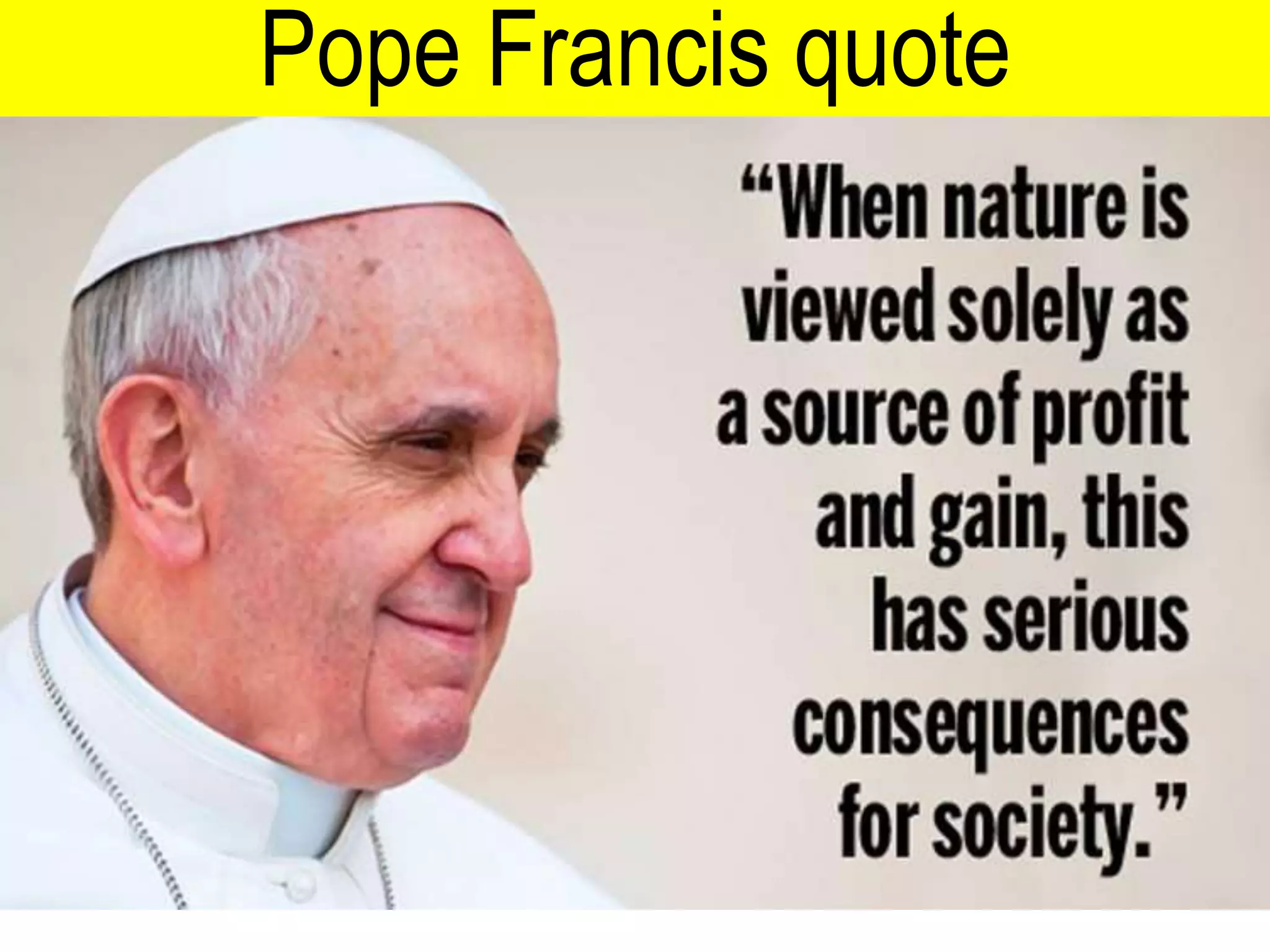 Pope Francis quote
 