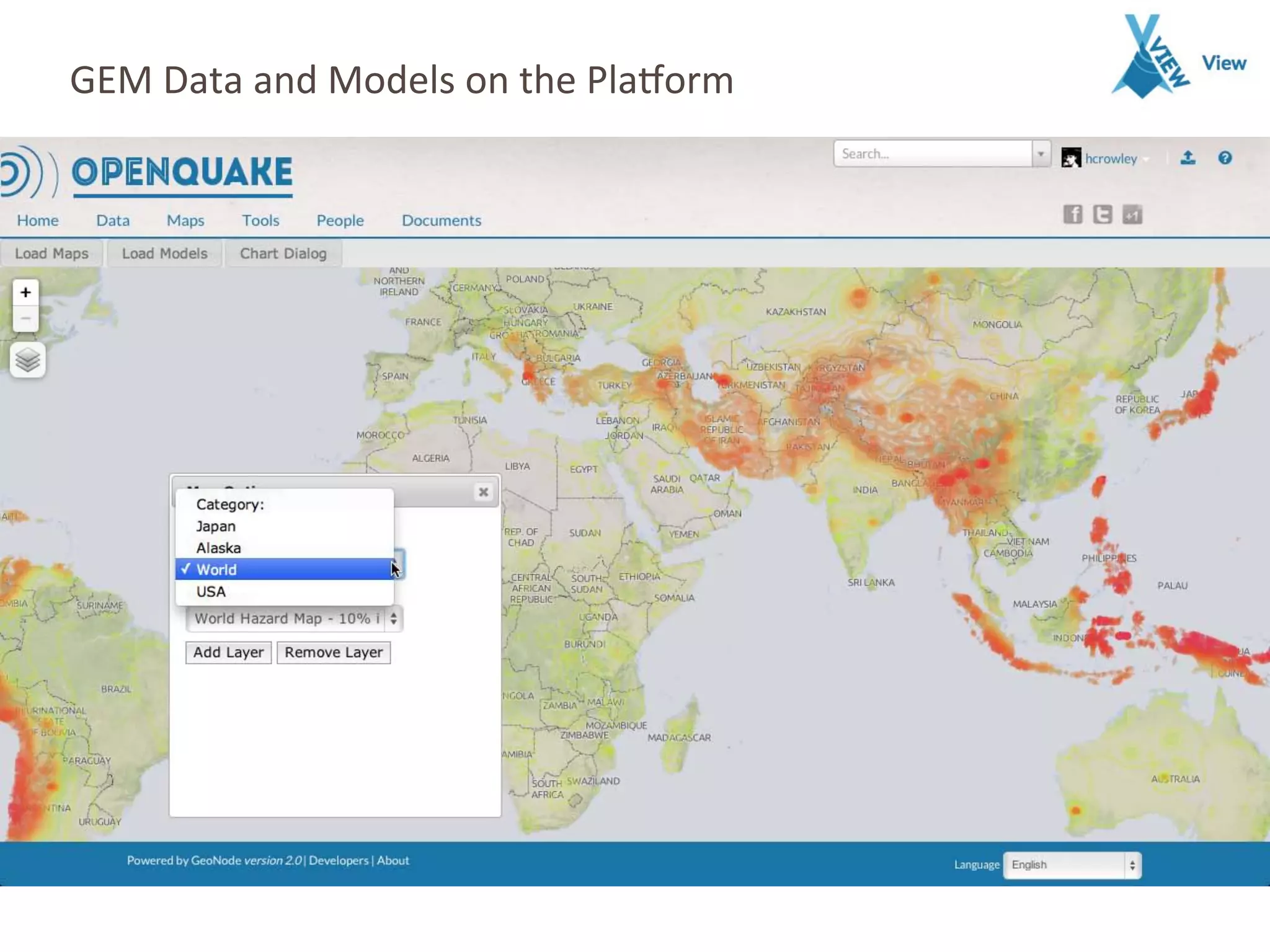 GEM	
  Data	
  and	
  Models	
  on	
  the	
  Pla7orm	
  
 