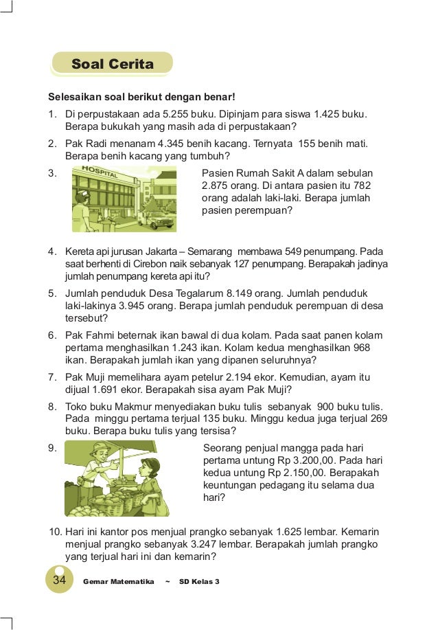 Gemar Matematika Untuk Kelas 3