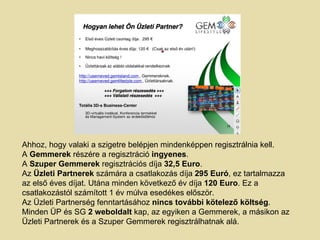 Gem Lifestyle Bemutató | PPT