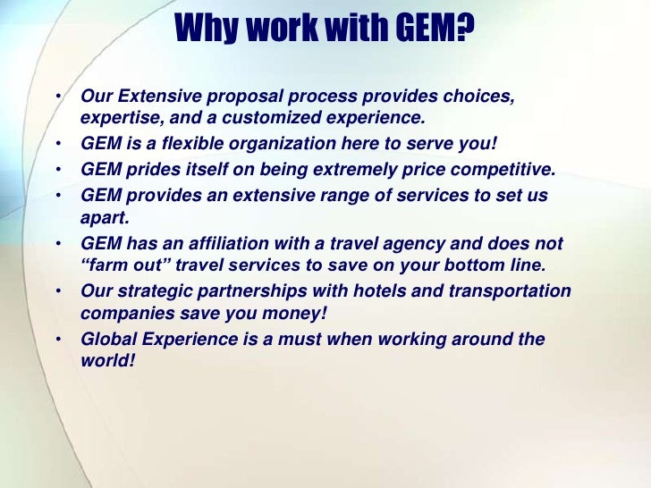 Gem Business Presentation