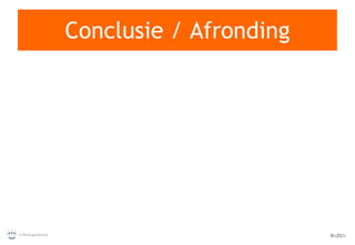 Conclusie / Afronding 