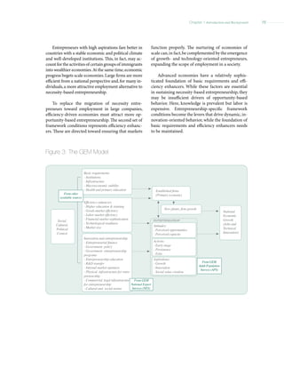 16   GEM Global Report 2010




     1.5 Structure of the Report                                  With regard to entrepren...