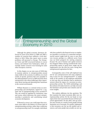 Global Entrepreneurship Monitor Global Report 2010