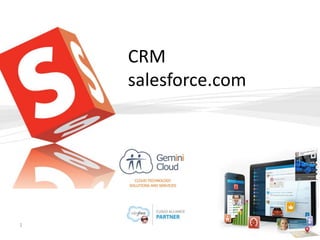 CRM salesforce.com 
Gemini Cloud 
1  