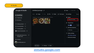 AI Studio
aistudio.google.com
 