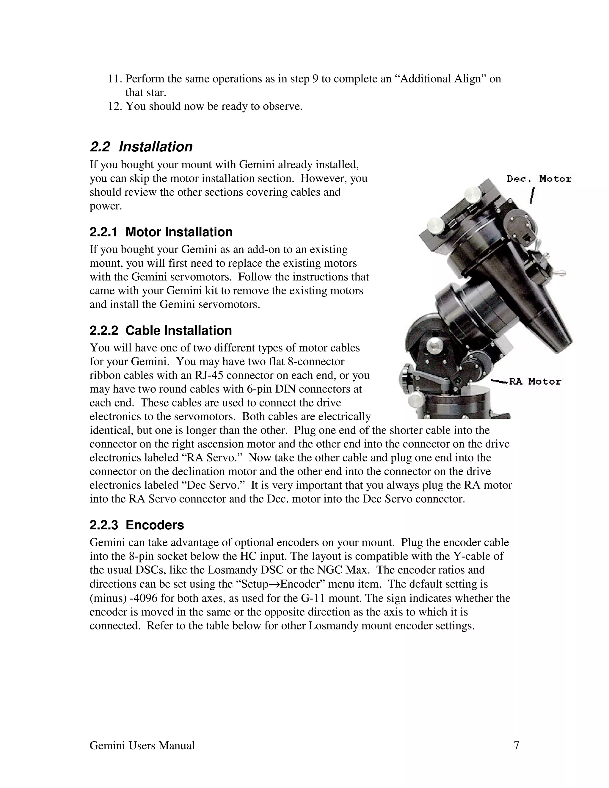 Gemini Manual