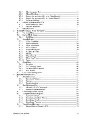 Gemini Manual