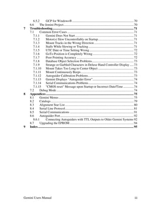 Gemini Manual | PDF