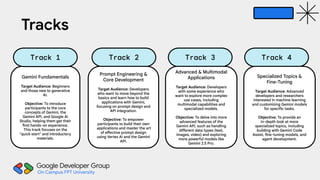 Gemini Study Jams 2025 - GDGoC FPTU event | PDF
