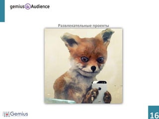 Развлекательные проекты




                          16
 