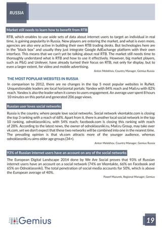 Online Landscape in Russian-speaking countries by Gemius