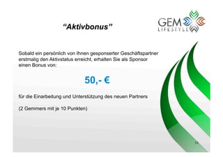 Gem Lifestyle German