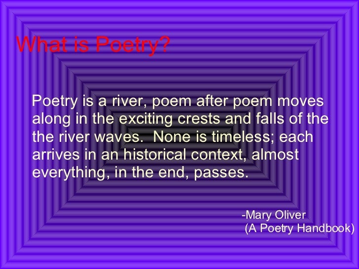 a poetry handbook mary oliver free
