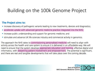 Building on the 100k Genome Project
 