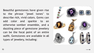Gemstone jewellery | PPTX