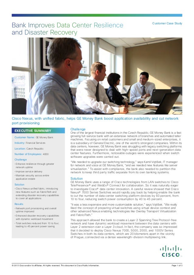 ge money bank case study ge case study