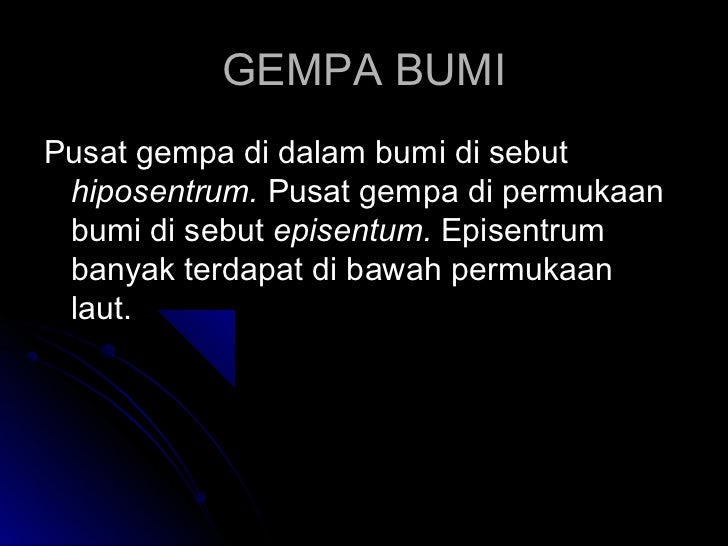 Gempa bumi 1