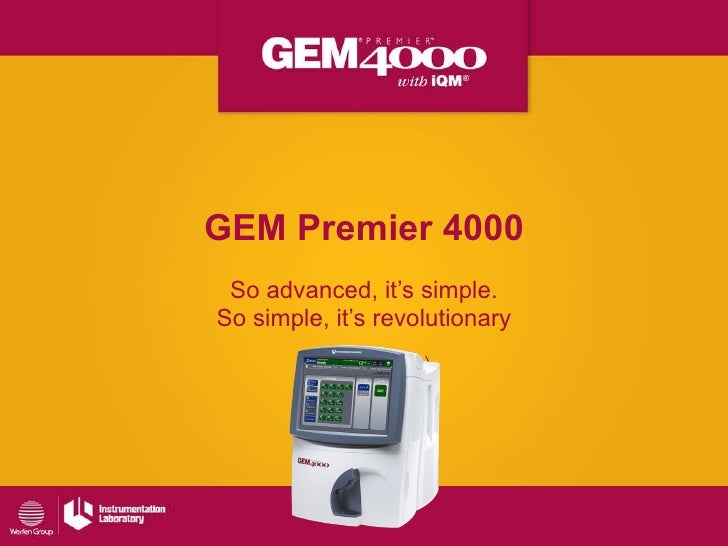 Gem premier 4000 overview