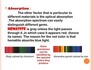 Gem Spectroscope Chart.pdf Gems | PPT