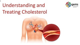 Understanding and
Treating Cholesterol
1
 