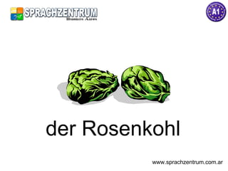 der Rosenkohl www.sprachzentrum.com.ar 