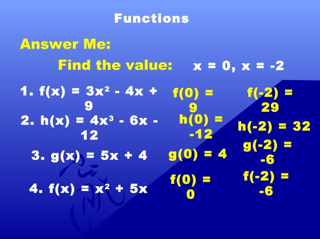 introduction to functions grade 11(General Math) | PPT