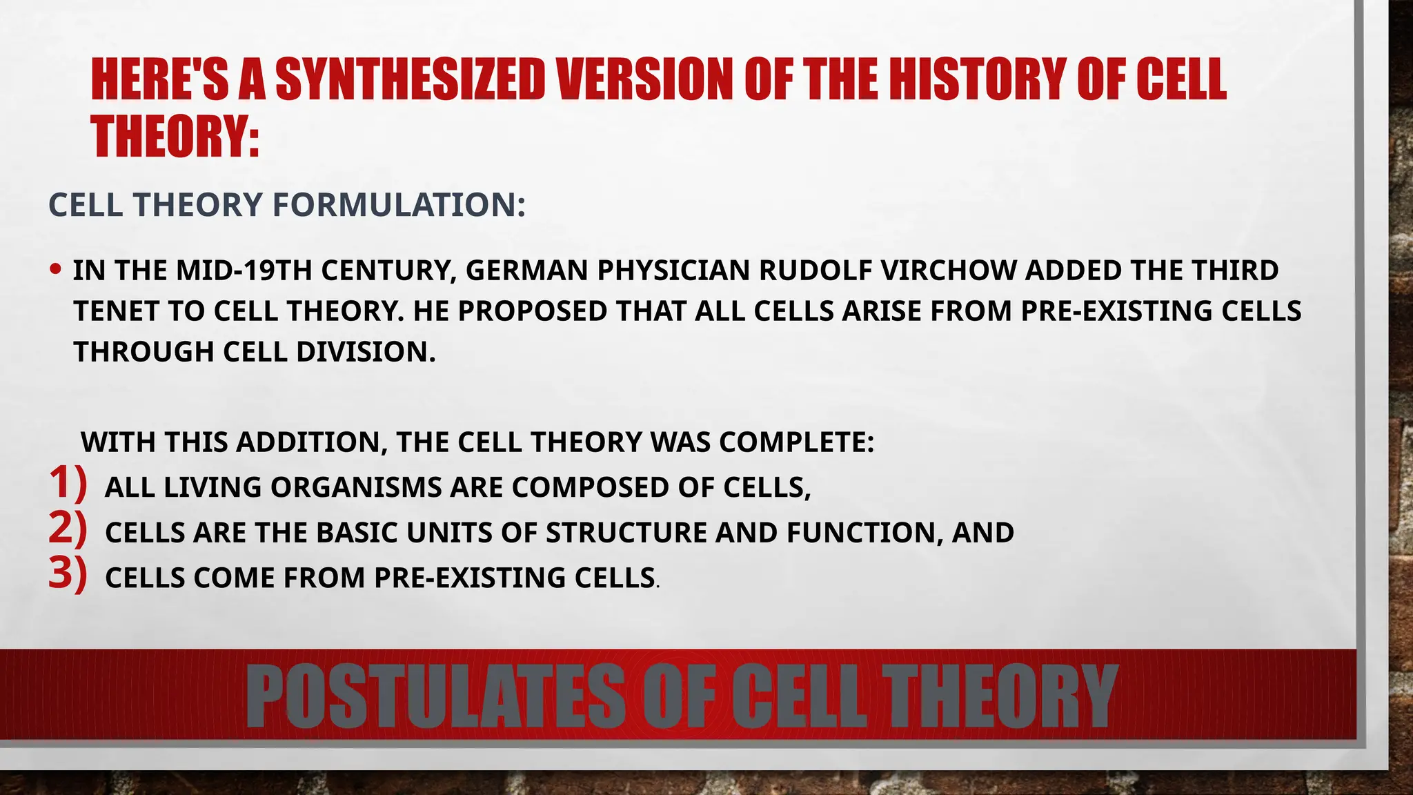 GEN-BIO_CELL-THEORY-FINISH.ppt-GRADES 7-12x | PPTX | Biological ...