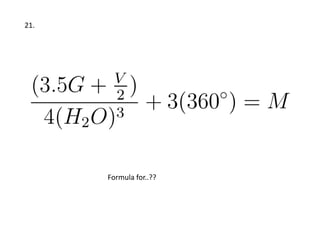 21.




      Formula for..??
 