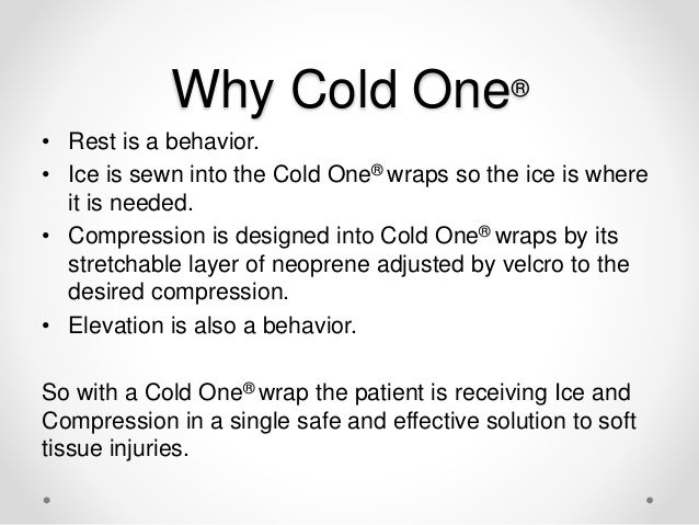 Why Ice?
The physical characteristics of water has 3 distinct stages:
1. Solid or Ice. At or Below 0° C
2. Liquid or water...