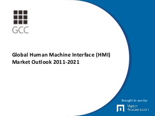 Global Human Machine Interface (HMI)
Market Outlook 2011-2021
Brought to you by:
 