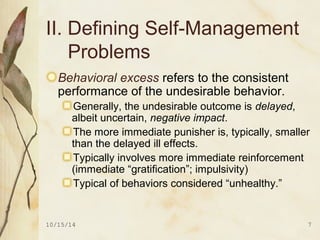 Self-management | PPT