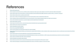 References
1. https://chat.openai.com
2. https://support.microsoft.com/en-us/office/create-professional-slide-layouts-with-designer-53c77d7b-dc40-45c2-b684-81415eac0617
3. https://www.nvidia.com/content/dam/en-zz/Solutions/Data-Center/a100/pdf/a100-80gb-datasheet-update-nvidia-us-1521051-r2-web.pdf
4. https://www.nvidia.com/en-us/data-center/nvlink/
5. https://docs.nvidia.com/deeplearning/performance/dl-performance-matrix-multiplication/index.html
6. https://datalab.ucdavis.edu/2023/04/04/course-announcement-nlp-and-large-language-models-for-health-and-medicine/
7. https://www.deeplearning.ai/short-courses/chatgpt-prompt-engineering-for-developers/
8. https://aws.amazon.com/ai/
9. https://azure.microsoft.com/en-us/products/ai-services?activetab=pivot:azureopenaiservicetab
10. https://news.zoom.us/zoom-ai-companion/
11. https://blog.replit.com/llm-training
12. https://arxiv.org/pdf/2307.06435.pdf
13. https://yuxili.substack.com/p/will-agi-emerge-from-large-language
14. https://www.whitehouse.gov/briefing-room/statements-releases/2023/10/30/fact-sheet-president-biden-issues-executive-order-on-safe-secure-and-trustworthy-artificial-
intelligence/
15. https://www.imperva.com/learn/application-security/social-engineering-attack/
16. https://www.forbes.com/sites/zacharysmith/2022/03/22/cybercriminals-stole-69-billion-in-2021-using-social-engineering-to-break-into-remote-workplaces/
17. https://www.cloudwards.net/cyber-security-statistics/
18. https://bitwarden.com/rachel-tobac-ebook/
19. https://www.microsoft.com/en-us/security/business/ai-machine-learning/microsoft-security-copilot
20. https://www.techtarget.com/searchEnterpriseAI/tip/The-future-of-AI-What-to-expect-in-the-next-5-years
 