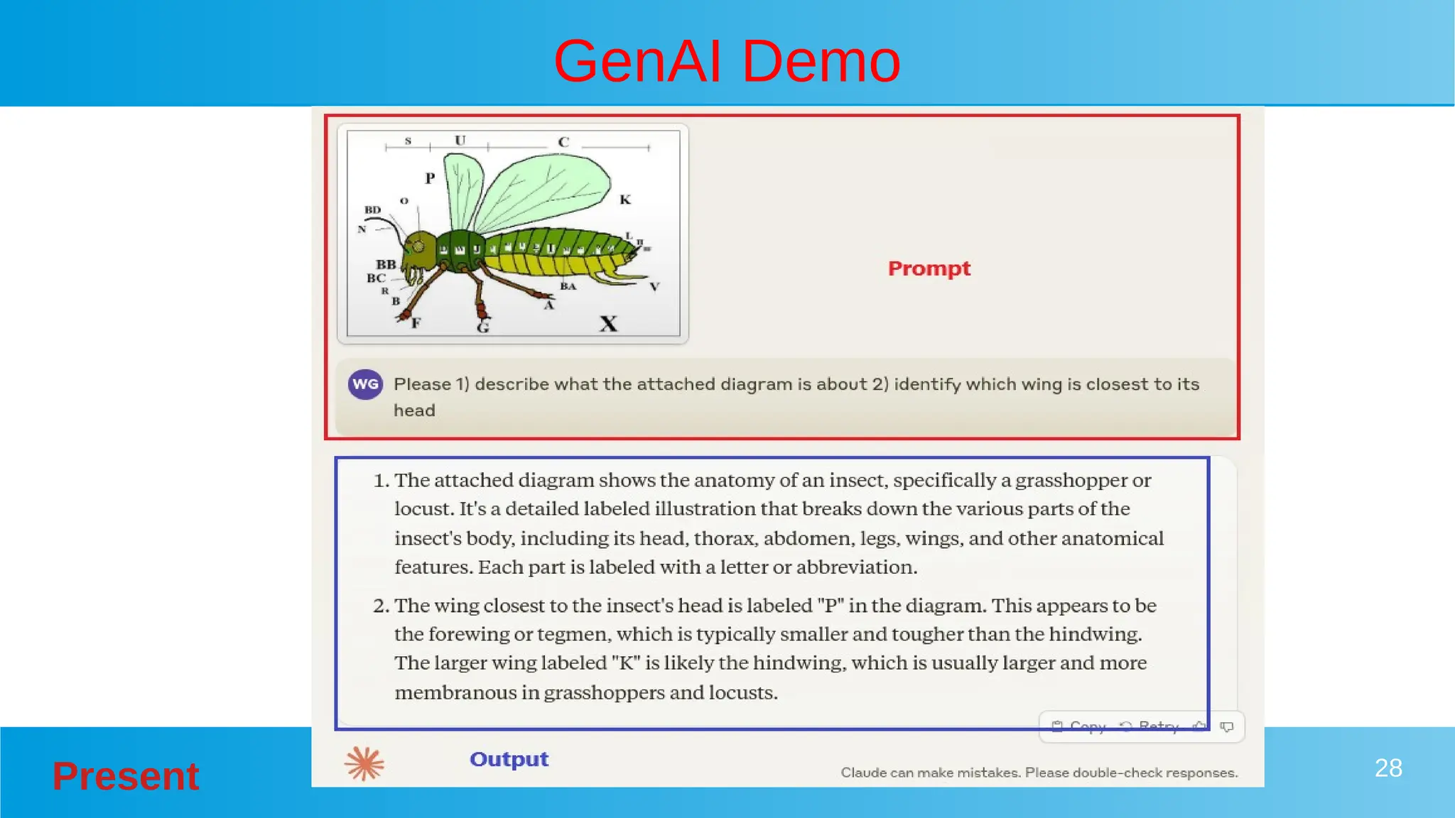 Present 28
GenAI Demo
 