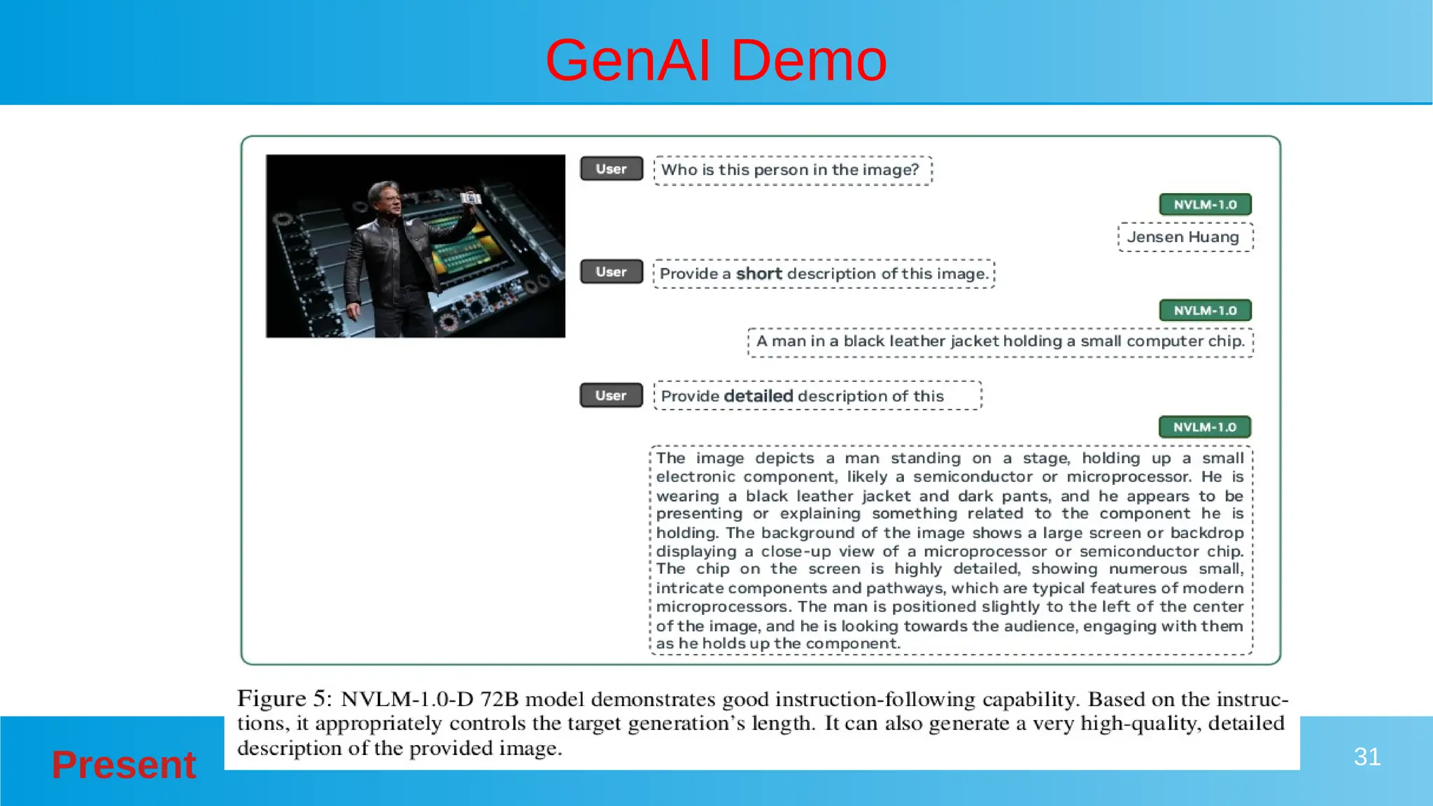 Present 31
GenAI Demo
 