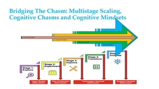 Bridging The Chasm: Multistage Scaling,
Cognitive Chasms and Cognitive Mindsets
Human Mindset
Decision Mindset
Purpose Mindset
Learning Mindset
 