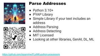 Parser Python Library Using Ml Model Generative AI on Enterprise Cloud with NiFi and Milvus | PDF