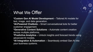 Transforming with Gen AI Development Services | PPTX