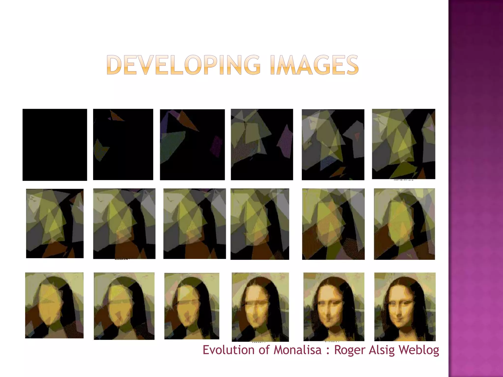 Evolution of Monalisa : Roger Alsig Weblog
 