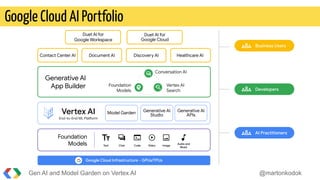 Gen Apps on Google Cloud PaLM2 and Codey APIs in Action | PDF